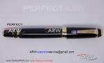 Perfect Replica Montblanc Boheme Rose Gold Clip Purple Jewelry Black Fountain Pen